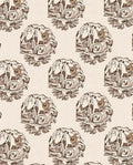 Ornate Brain Pattern Textured Ground Rug