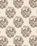 Ornate Brain Pattern Textured Ground Rug