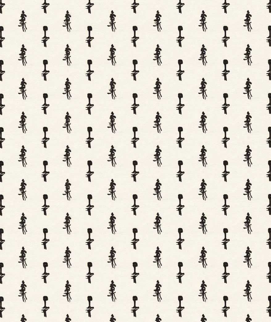 Abstract Sketchy Tree Pattern Rug