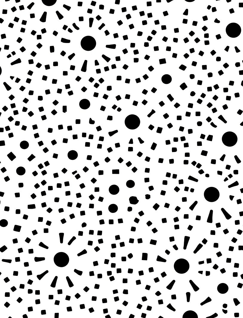 Abstract Circular Dot Pattern Rug