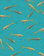 School Of Fish Pattern Rug