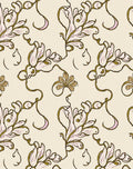 Art Nouveau Floral Swirls Rug