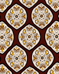 Ornate Floral Medallion Print Rug