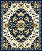 Classic Royal Floral Pattern Rug