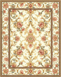 Floral Scrollwork Vintage Pattern Rug