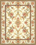 Floral Scrollwork Vintage Pattern Rug