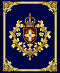 Royal Crest Scrollwork Decorative Rug