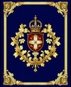 Royal Crest Scrollwork Decorative Rug