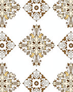 Intricate Floral medallion Pattern Rug
