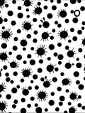 Abstract Splatter Dot Pattern Rug