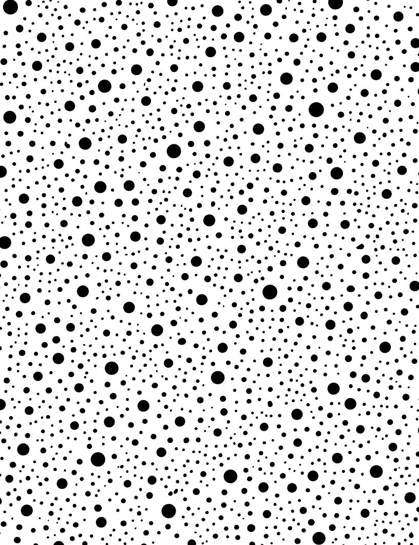 Random Dot Pattern Design Rug