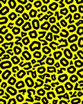 Bold Black Leopard Print Design Rug