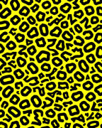 Bold Black Leopard Print Design Rug