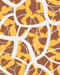 Abstract Organic Tree Branch Design Rug