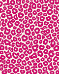 Bold Pink Flower Animal Print Rug