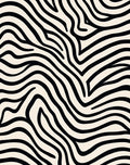 Bold Black Cream Zebra Stripes Rug