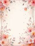 Delicate Floral Branches in Pastel Hues Rug