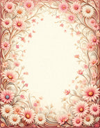Pastel Petal Floral Swirl Rug