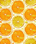 Citrus Slice Patterned Fun Design Rug