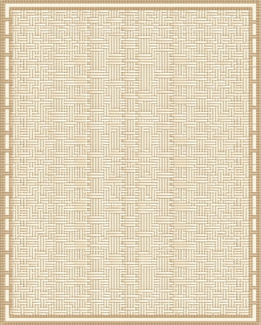 Woven Geometric Texture Design Rug