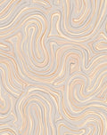 Swirl Abstract Earthy Tones Rug