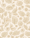 Botanical Line Art Floral Pattern Rug