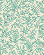 Nature Inspired Leaf Pattern Rug