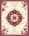 Ornate Floral Medallion Cream Rug