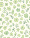 Whimsical Floral Garden Pattern Design Rug