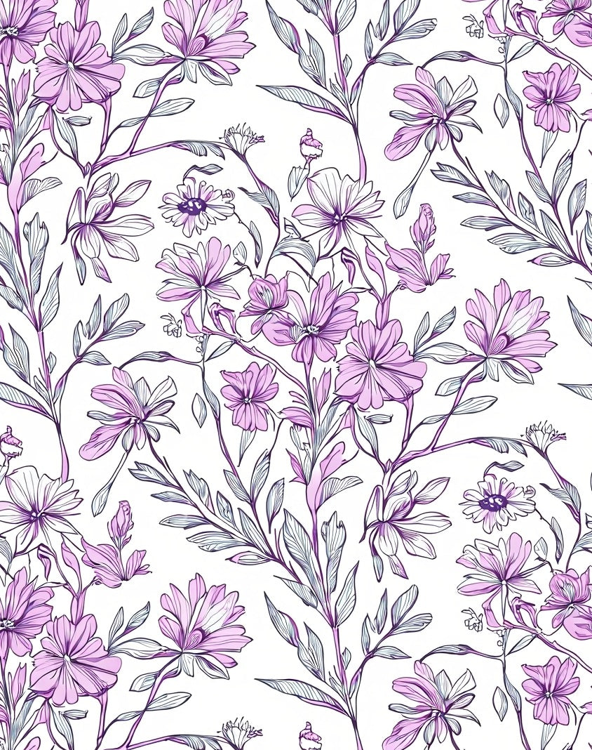 Vine With Floral Accent Rug