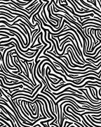 Bold Animal Print Stripe Design Rug
