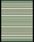 Striped Dark Green Cream Rug