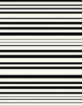 Bold Black White Striped Design Rug