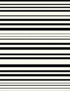 Bold Black White Striped Design Rug