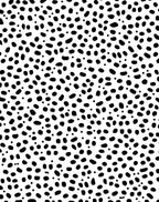 Black White Textured Dot Design Rug