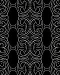 Elegant White Swirl Stripe Pattern Rug