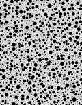 Abstract Black Dot Pattern Rug