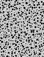 Abstract Black Dot Pattern Rug