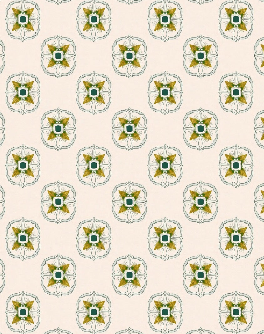 Floral Medallion Pattern Rug