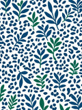 Leafy Dots Pattern Rug