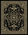Classic Filigree Floral Ornament Rug