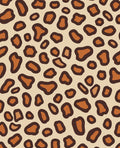 Brown Tan Animal Spot Pattern Rug