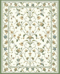 Elegant Floral Vine Pattern Rug