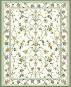 Elegant Floral Vine Pattern Rug