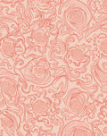 Swirling Organic Fruit Sketch Rug