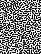 Abstract Brush Stroke Pattern Rug