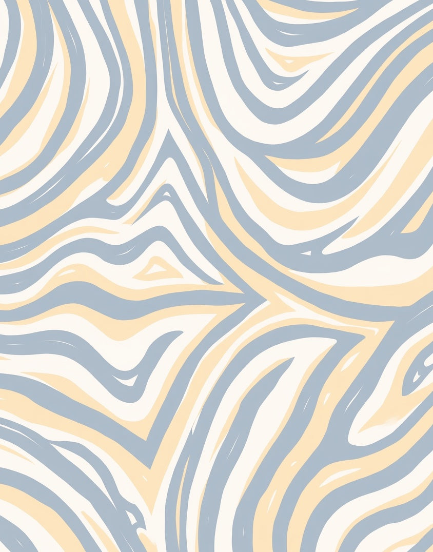 Abstract Swirls Soft Harmony Pattern Rug