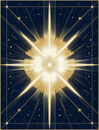 Starburst Cosmic Pattern Rug