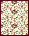 Vintage Floral Pattern Rug