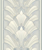 Art Deco Fan Pattern Design Rug
